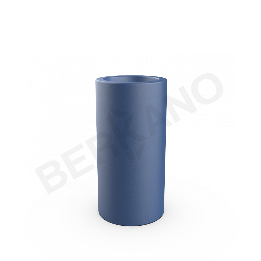 Кашпо Cilindro 60 синего цвета - фото 1