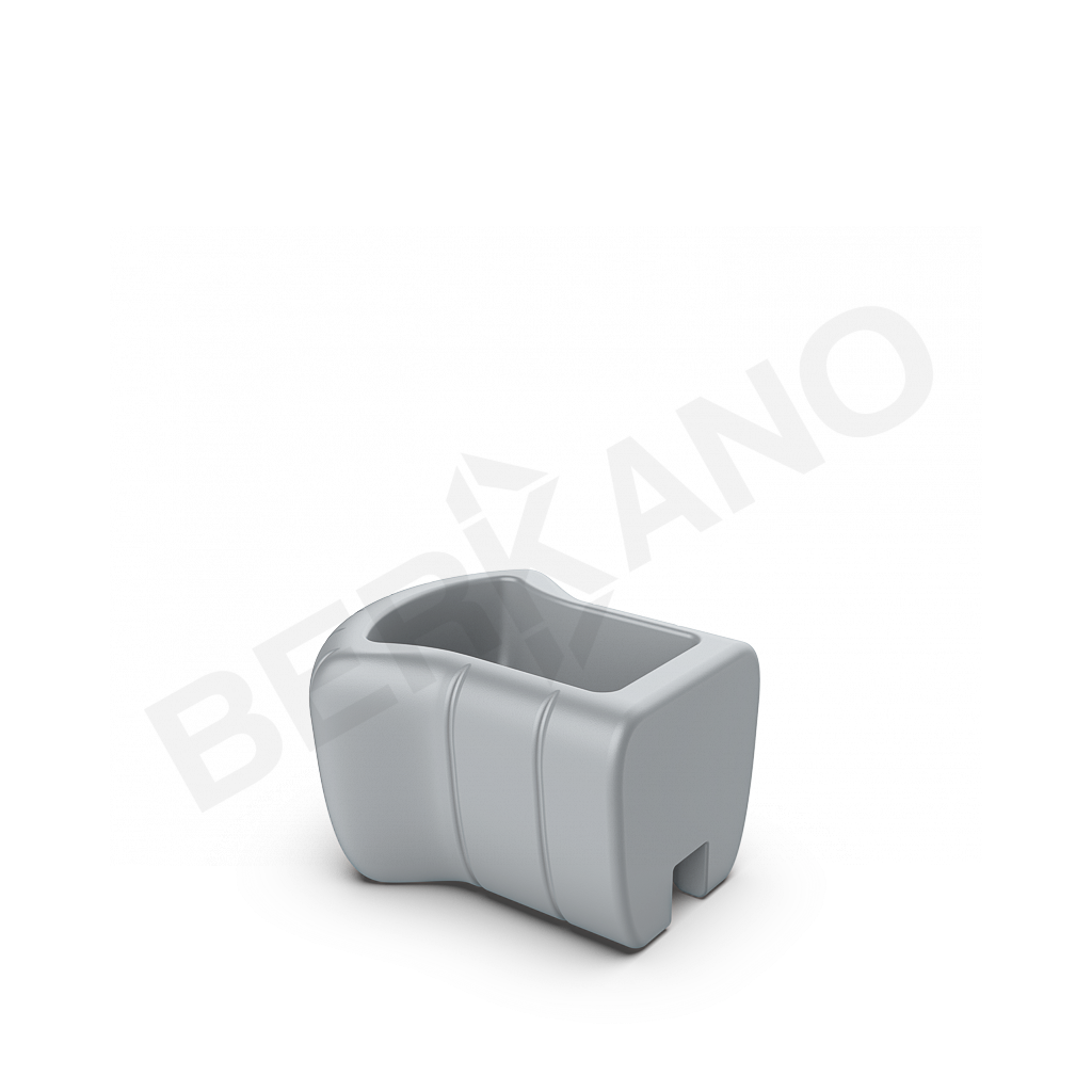 Кашпо-соединитель Y-seat tip DB серого цвета - фото 1