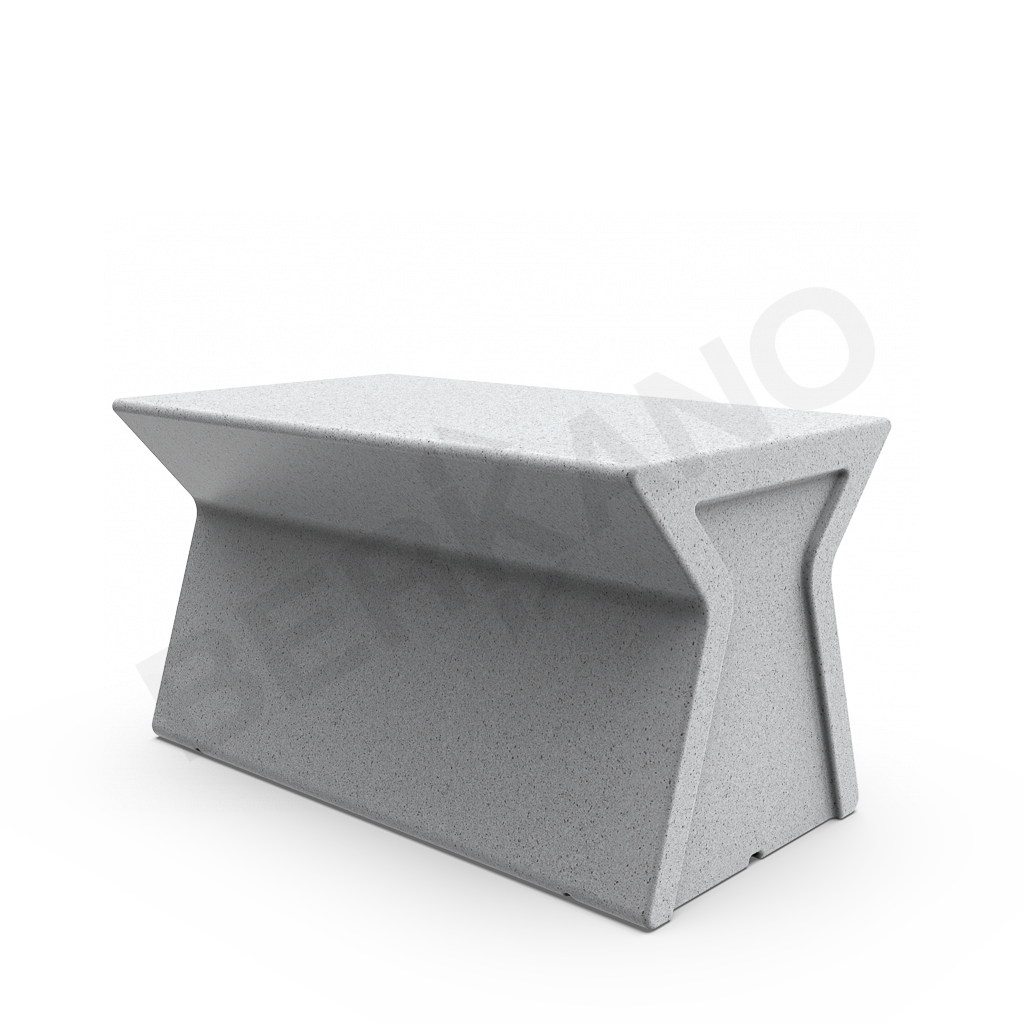 Скамейка X-seat Line White Granite - фото 1