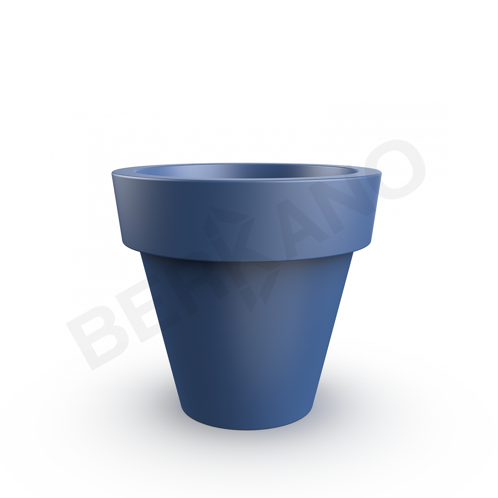 Кашпо classic 120 DB синего цвета - фото 1