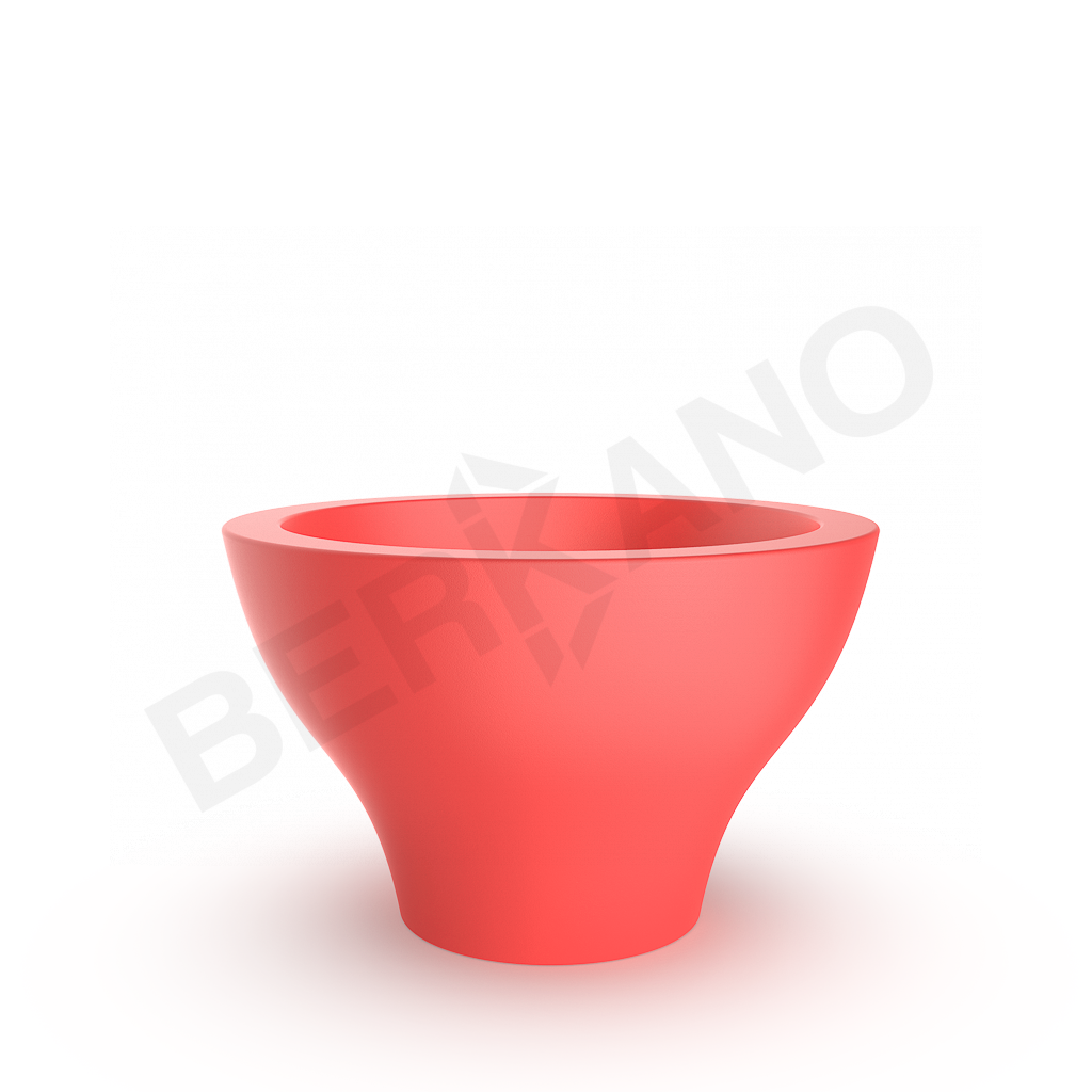 Кашпо Vetro 50 красного цвета - фото 1