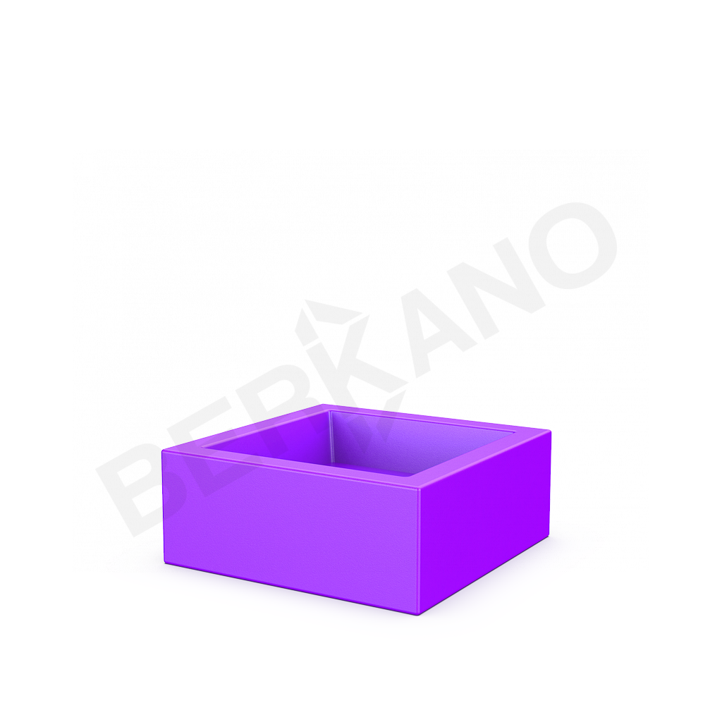 Кашпо Quarter 20 DB сиреневого цвета - фото 1