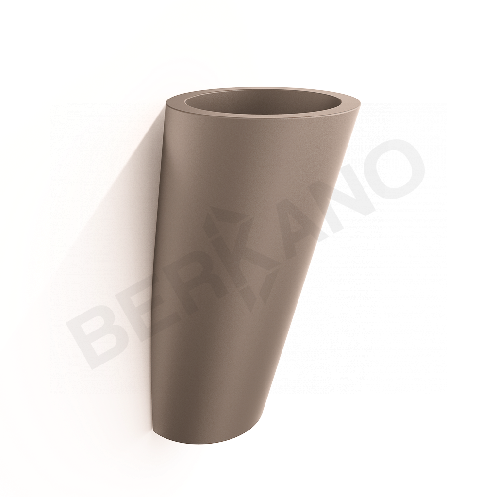 Кашпо Parette 90 DB кофейного цвета - фото 1