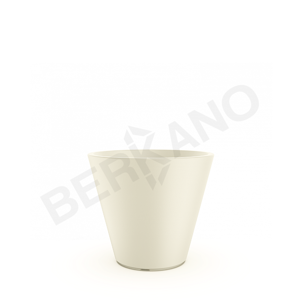 Кашпо Bliss 42 бежевого цвета - фото 1