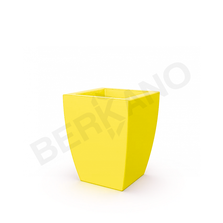 Кашпо Tenero 50 желтого цвета - фото 1