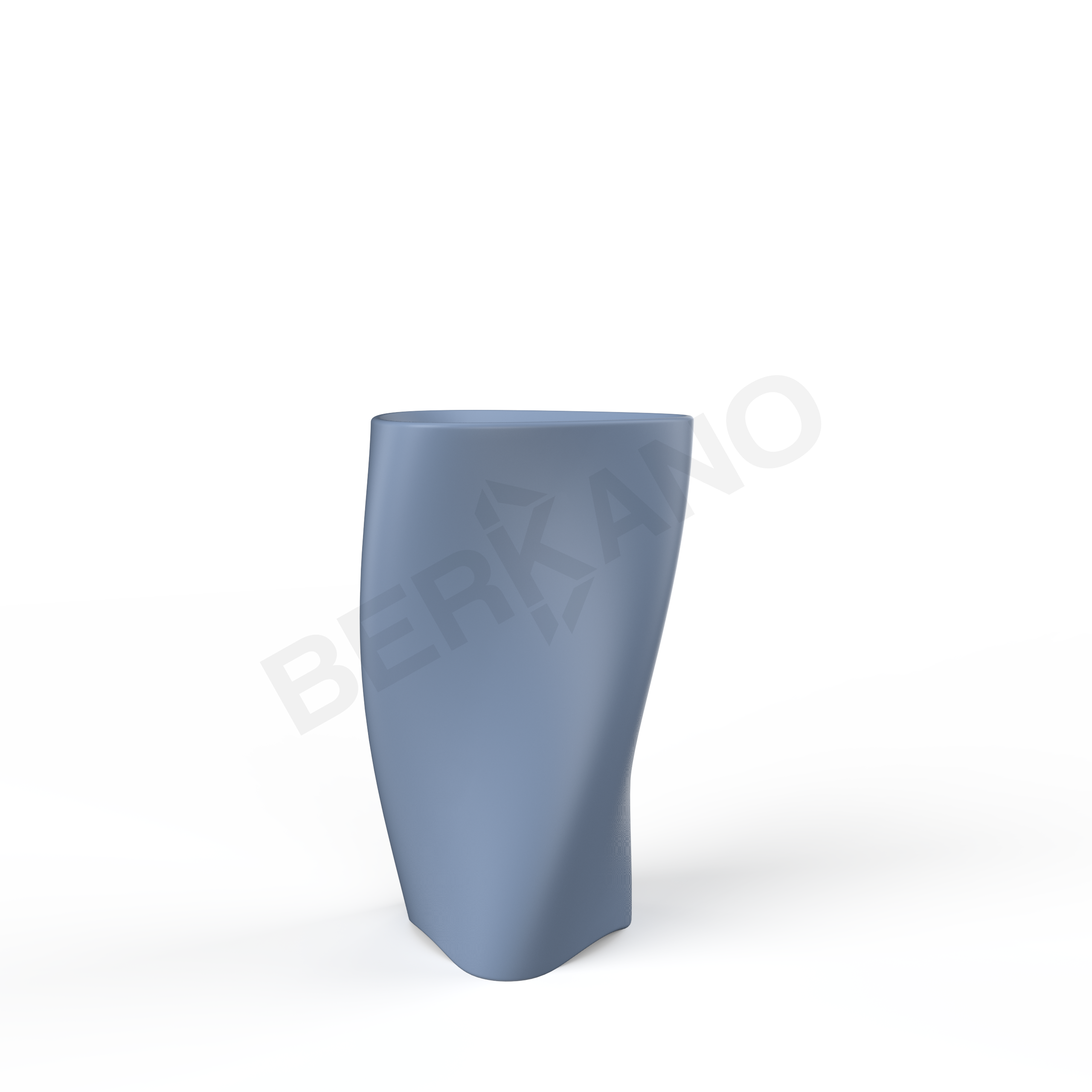 Кашпо Twist 90 синего цвета - фото 1