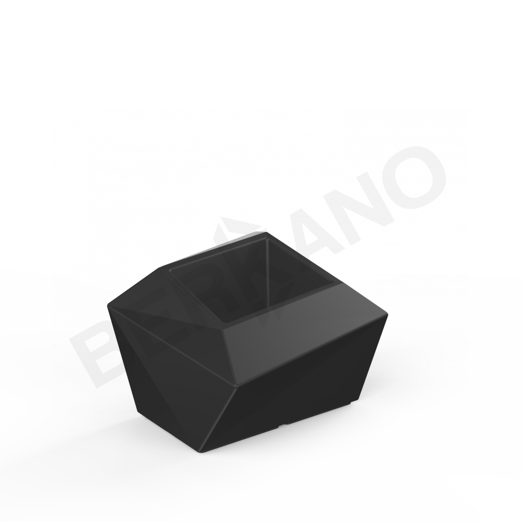 Кашпо Quaro S DB черного цвета - фото 1