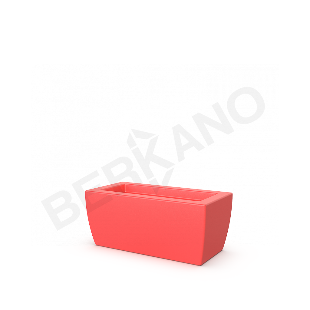 Кашпо Tenero 25 DB красного цвета - фото 1