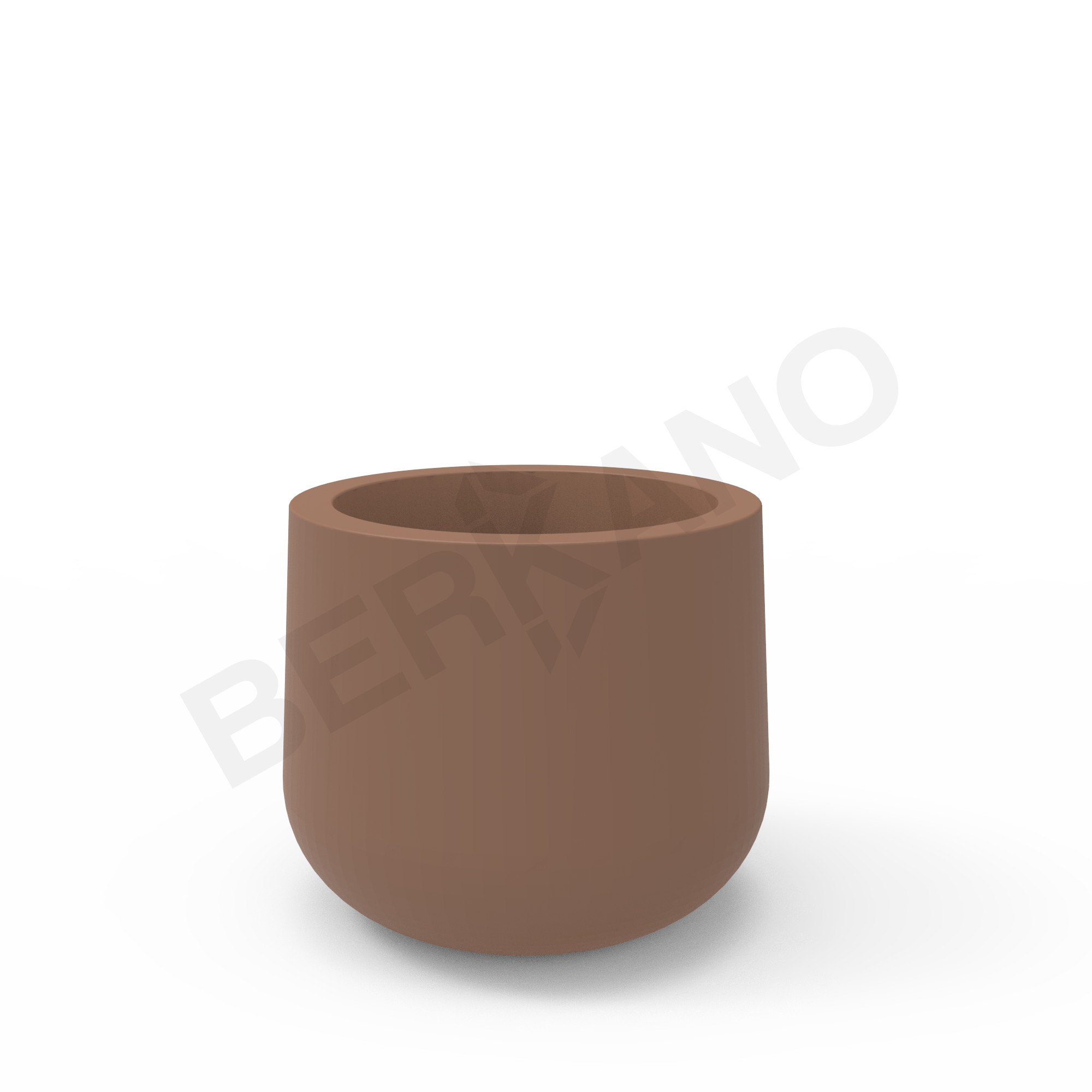 Кашпо Grace planter 45 DB коричневого цвета - фото 1