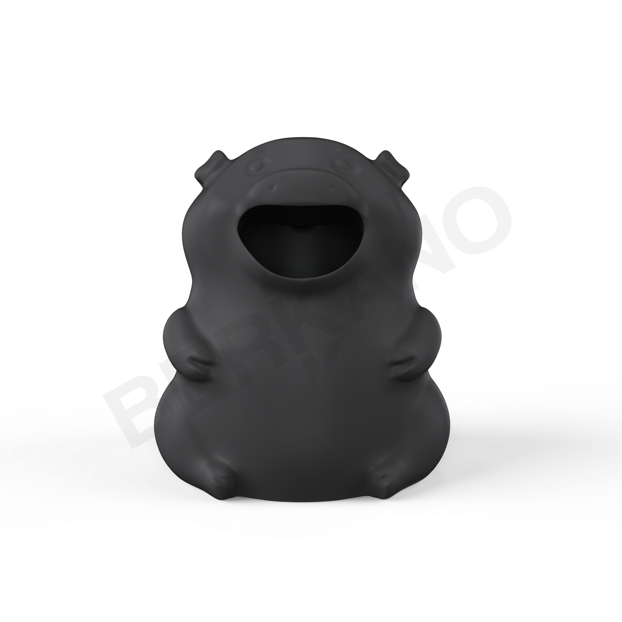 Урна детская BERKANO Piggy графитового цвета - фото 1