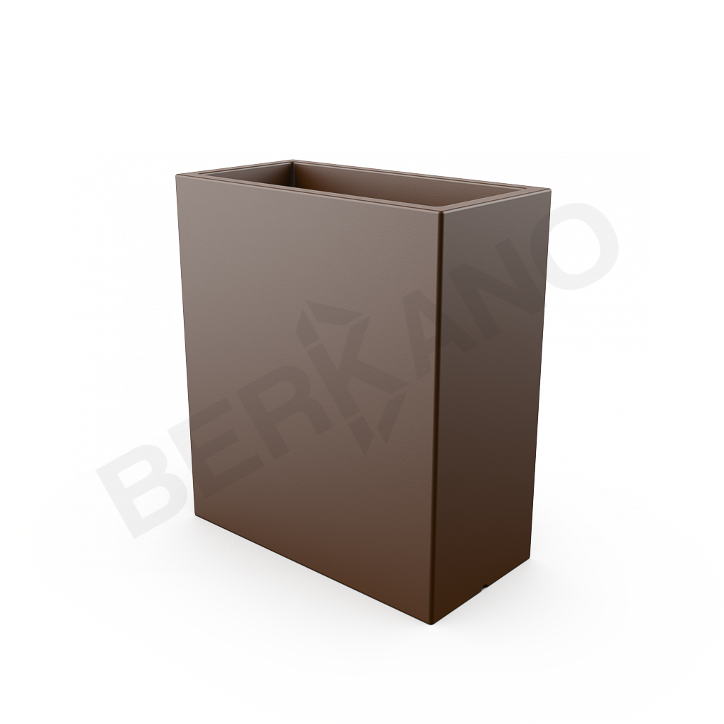 Кашпо Cubric 90*80 DB коричневого цвета - фото 1