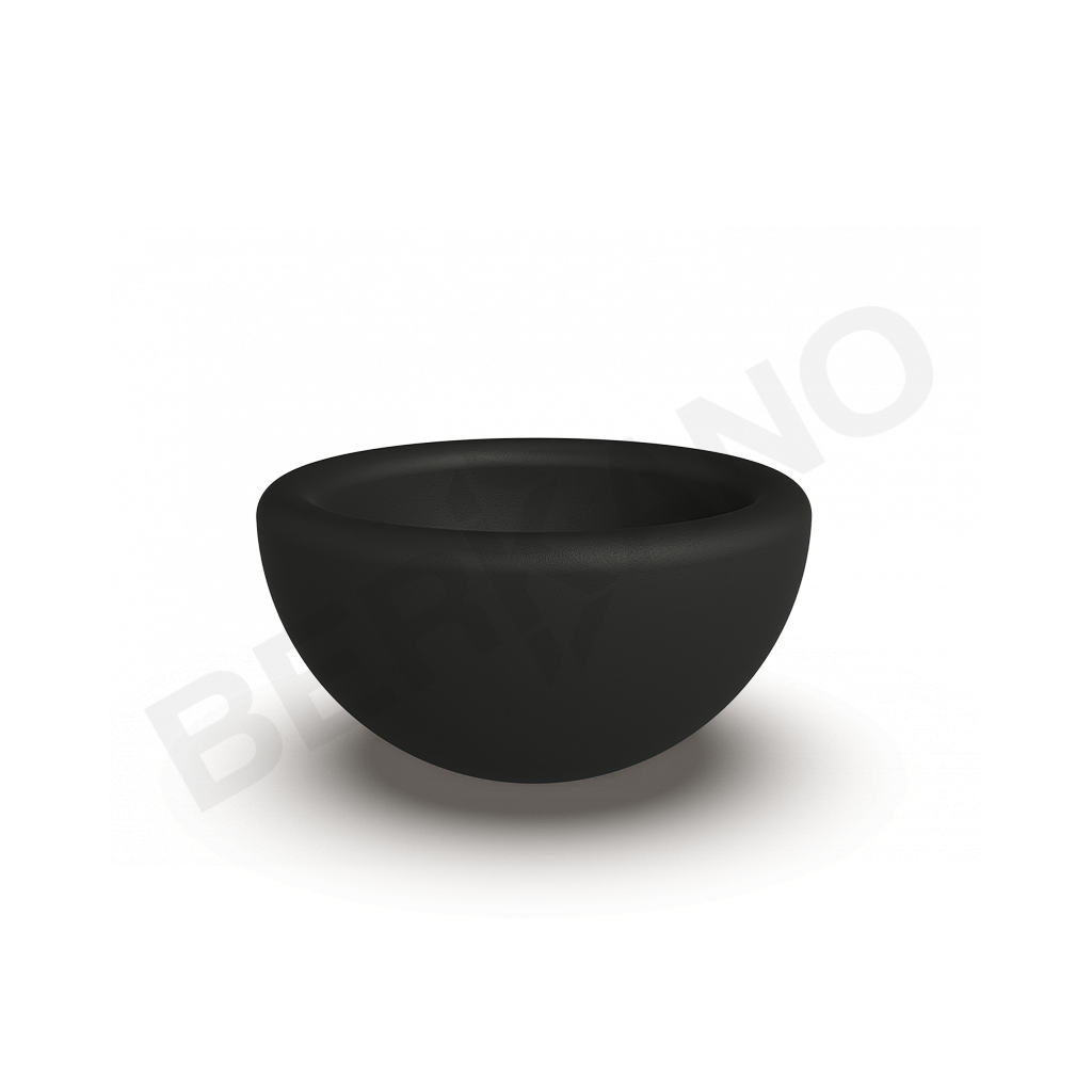 Кашпо Segmento 30 DB черного цвета - фото 1