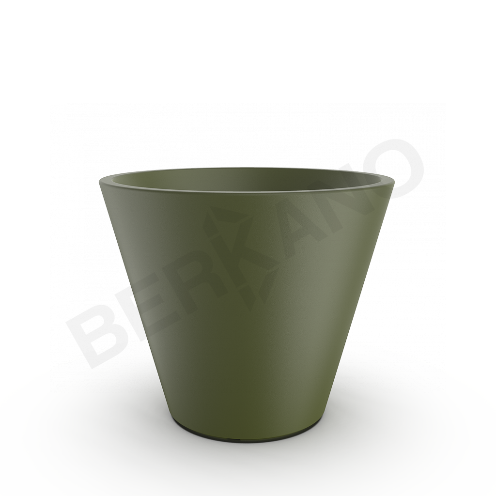Кашпо Bliss 65 DB темно-зеленого цвета - фото 1
