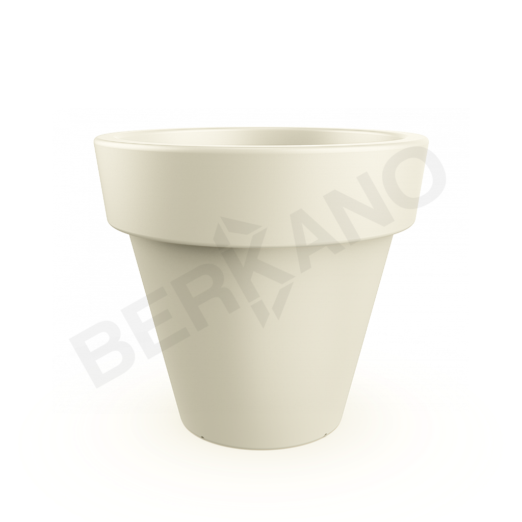 Кашпо classic 150 бежевого цвета - фото 1