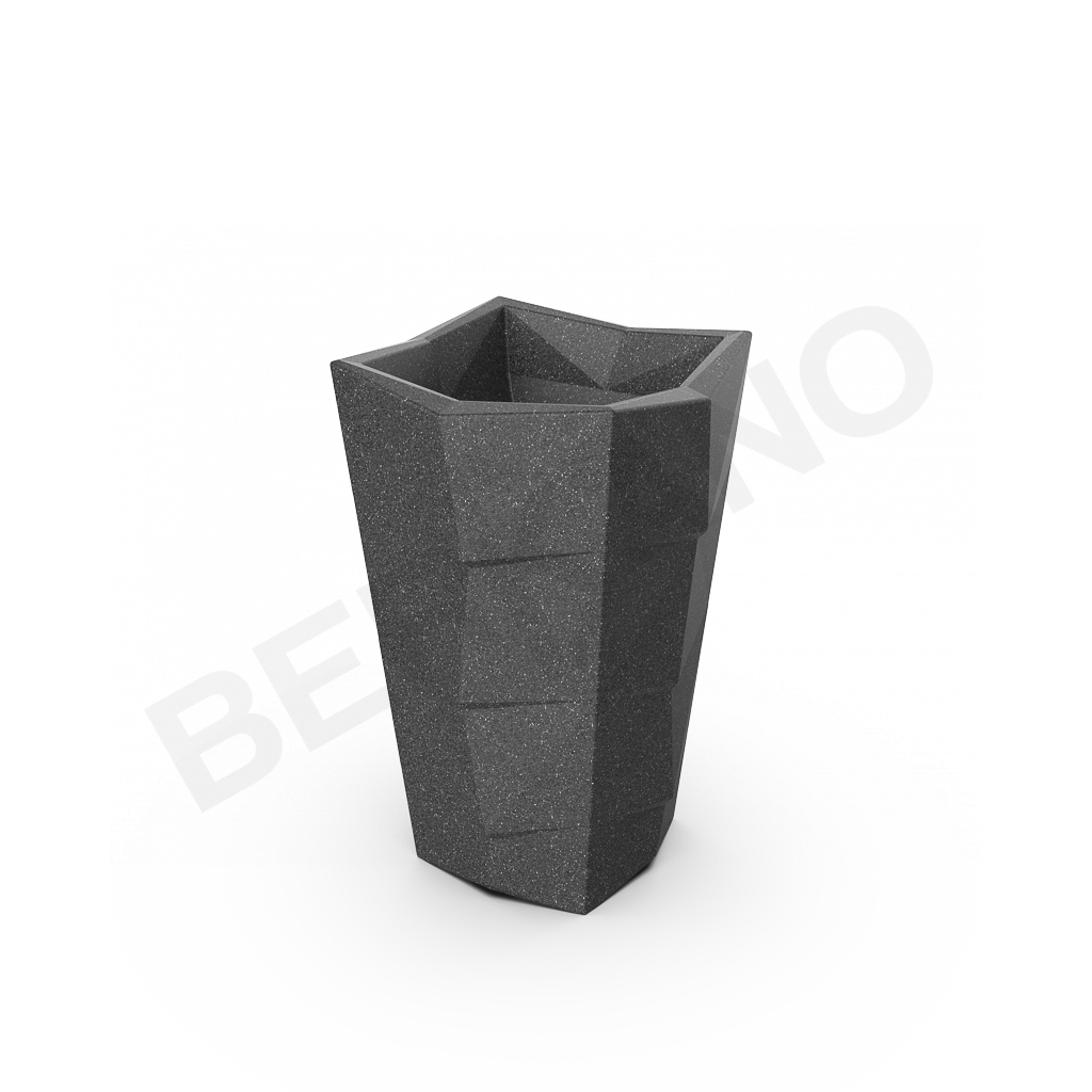 Кашпо Agava 85 DB Black Granite - фото 1