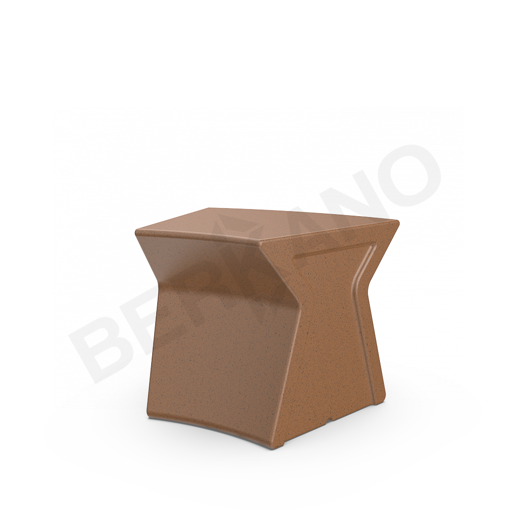 Скамейка X-seat Arc S Brown Granite - фото 1