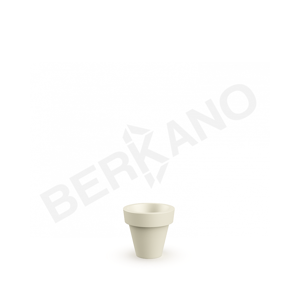 Кашпо classic 35 бежевого цвета - фото 1