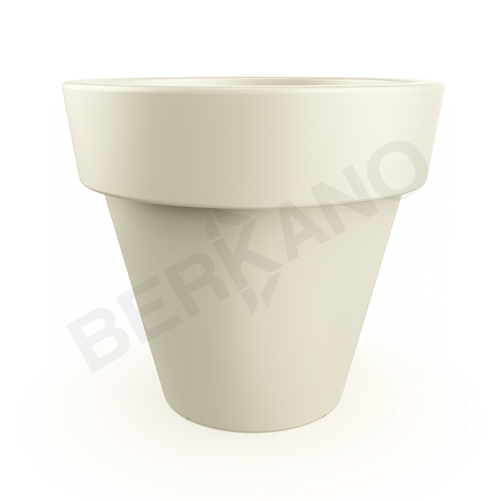 Кашпо classic 190 бежевого цвета - фото 1