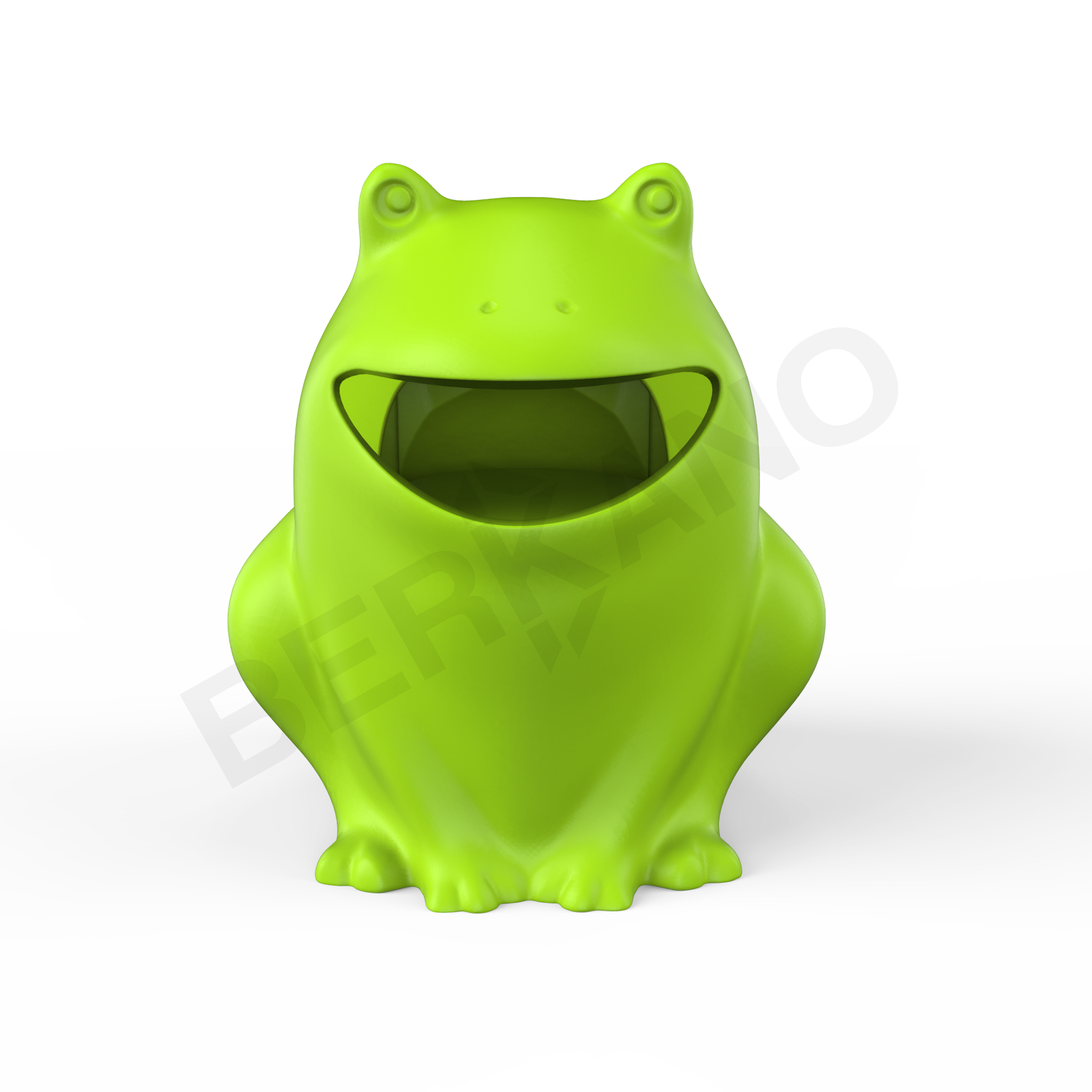 Урна детская BERKANO Frog зеленого цвета - фото 1