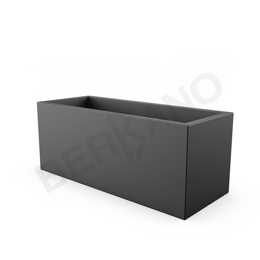 Кашпо Cubric 150*60 DB черного цвета - фото 1