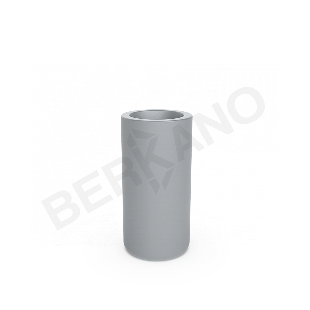 Кашпо Smoov Planter Cylinder DB серого цвета - фото 1