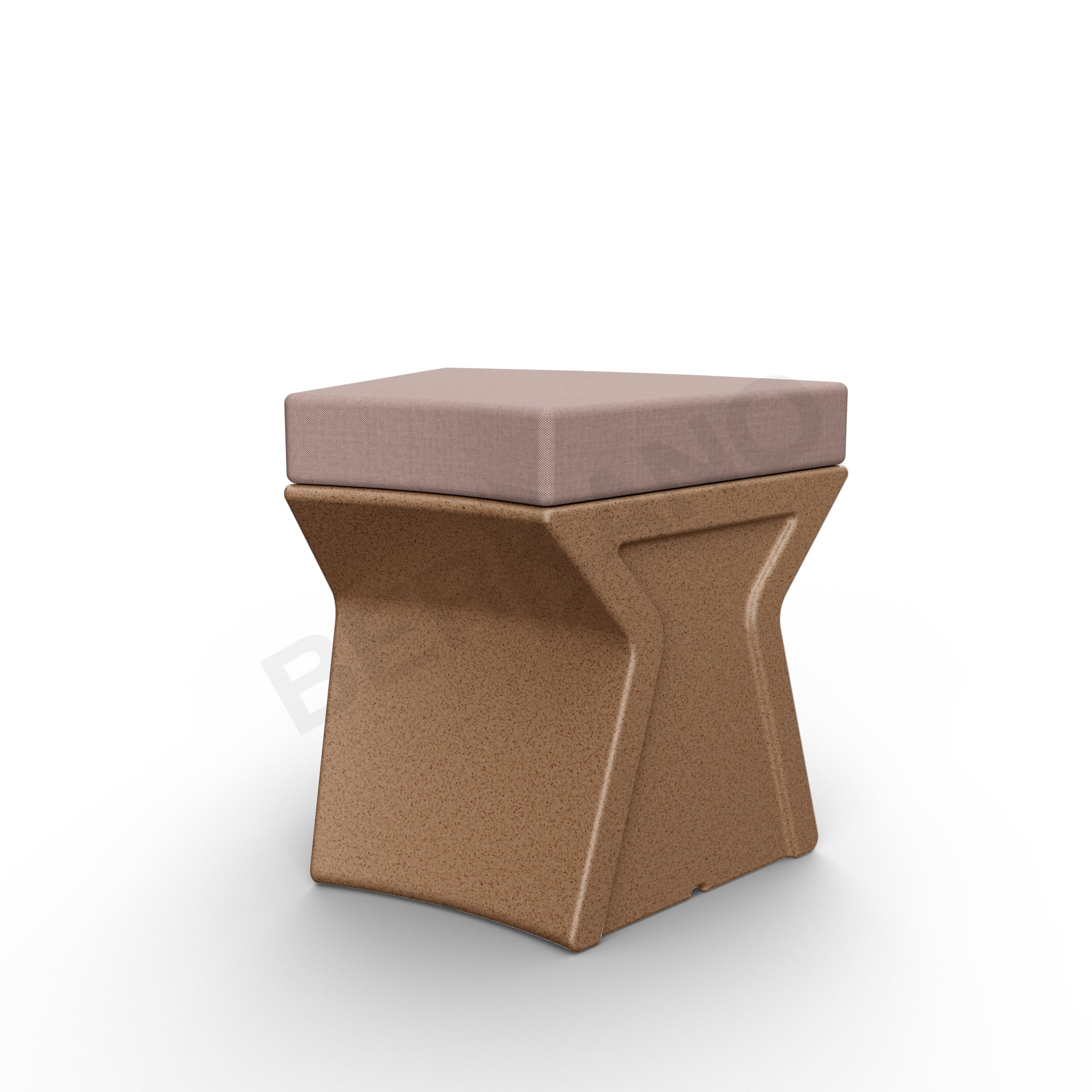 Скамейка X-seat Arc S Brown Granite / Cappuccino - фото 1