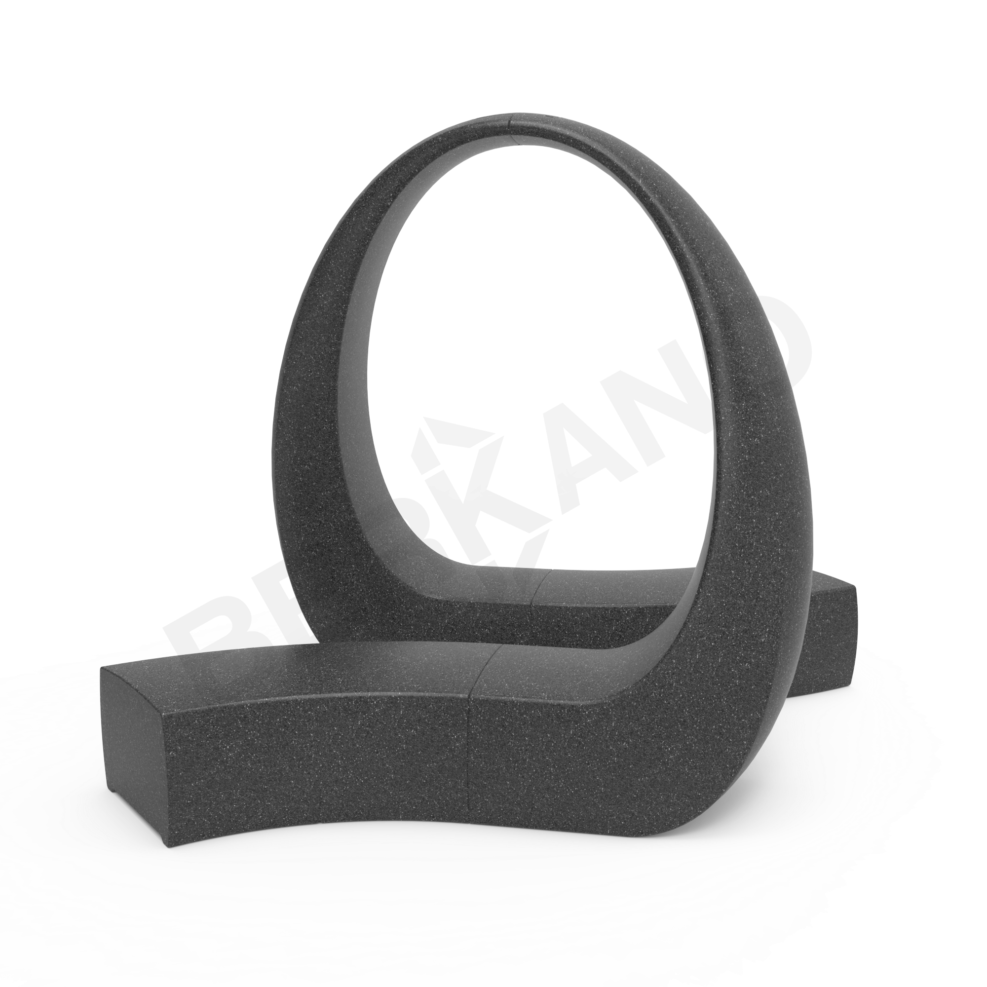 Соединитель скамьи Track Loop Black Granite - фото 2