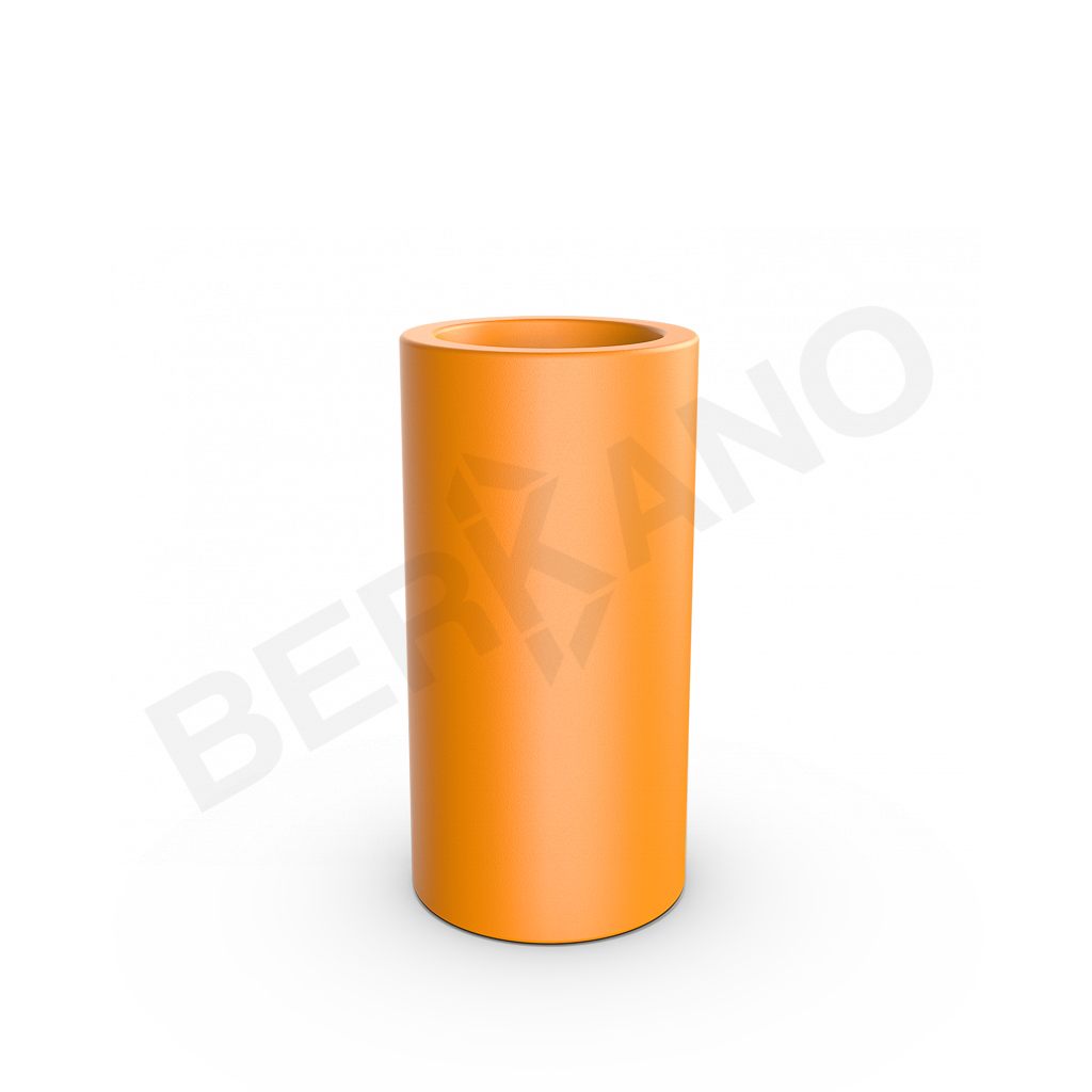 Кашпо Cilindro 60 DB оранжевого цвета - фото 1