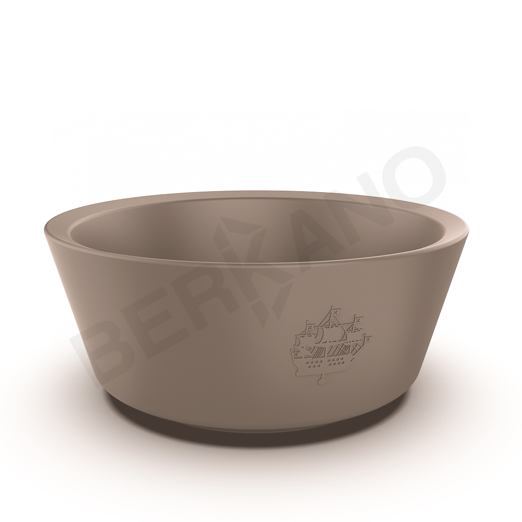 Кашпо Pion 55 кофейного цвета - фото 1