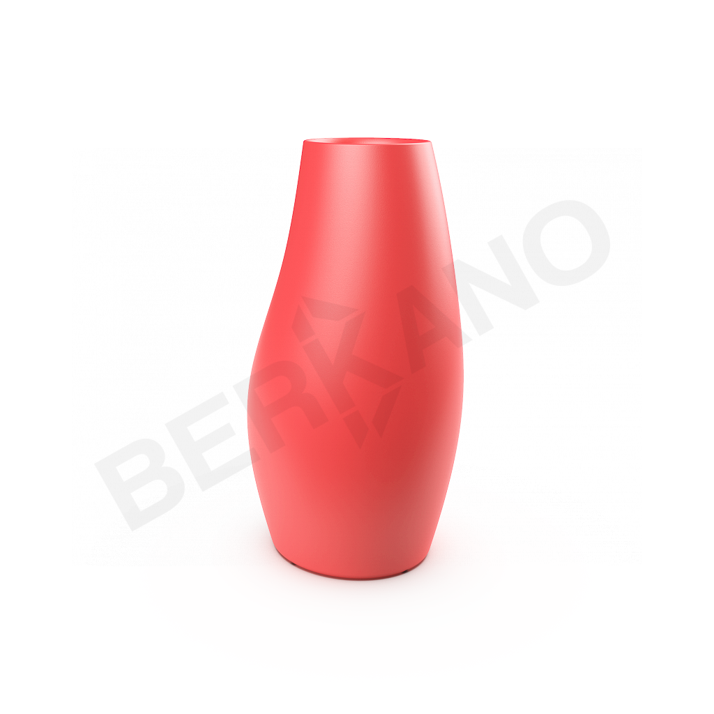 Кашпо Bend 115 DB красного цвета - фото 1