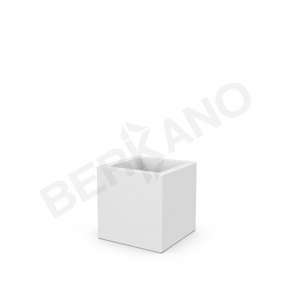 Кашпо Quarter 30 DB белого цвета