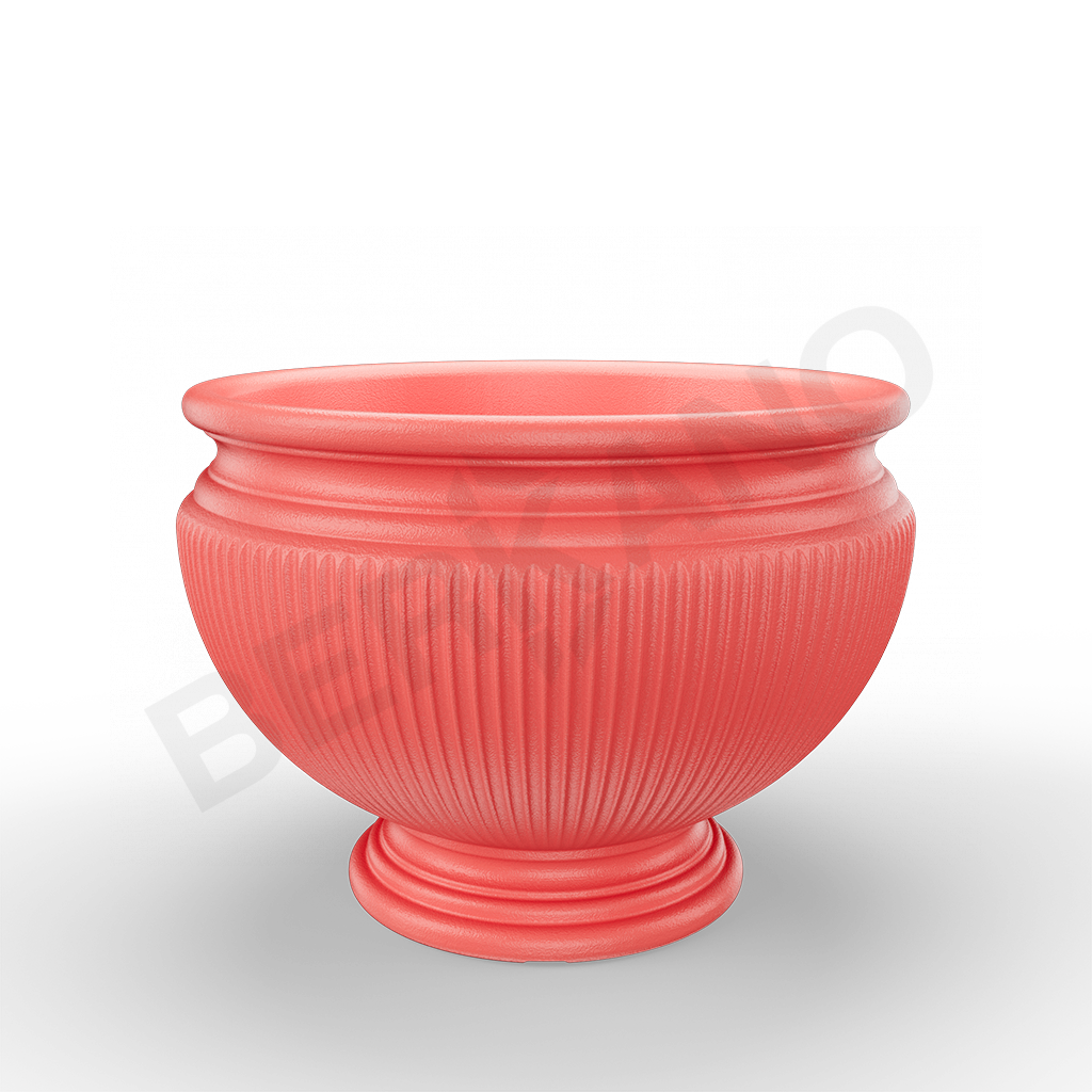 Кашпо Attica 30 красного цвета - фото 1