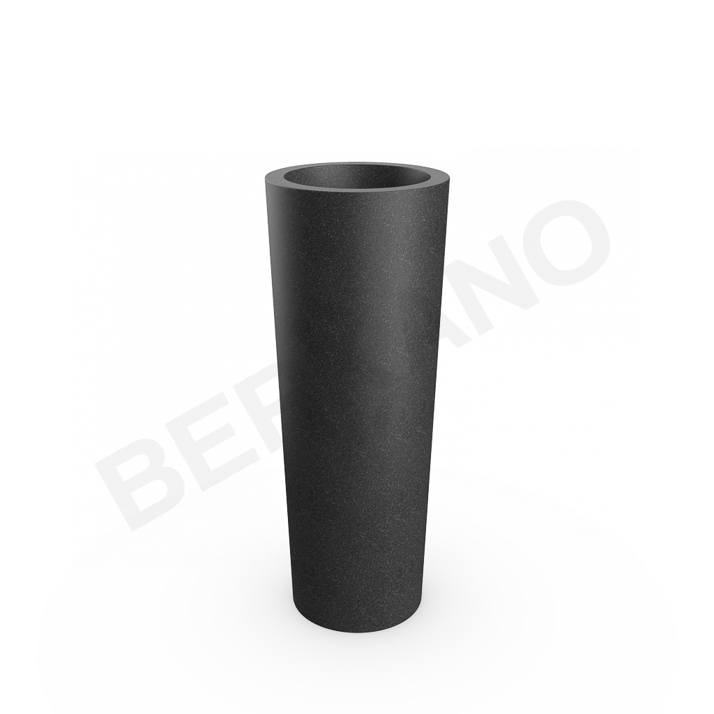 Кашпо Keila 145 DB цвета черный гранит - фото 1
