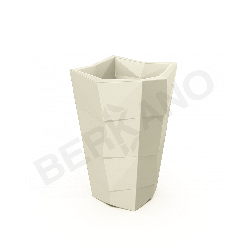 Кашпо Agava 100 DB бежевого цвета - фото 1