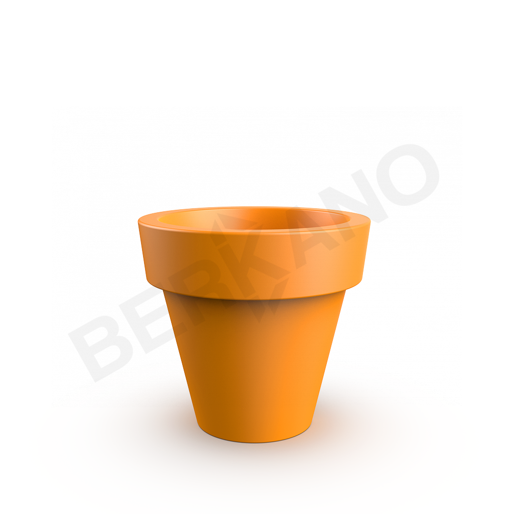 Кашпо classic 90 DB оранжевого цвета - фото 1