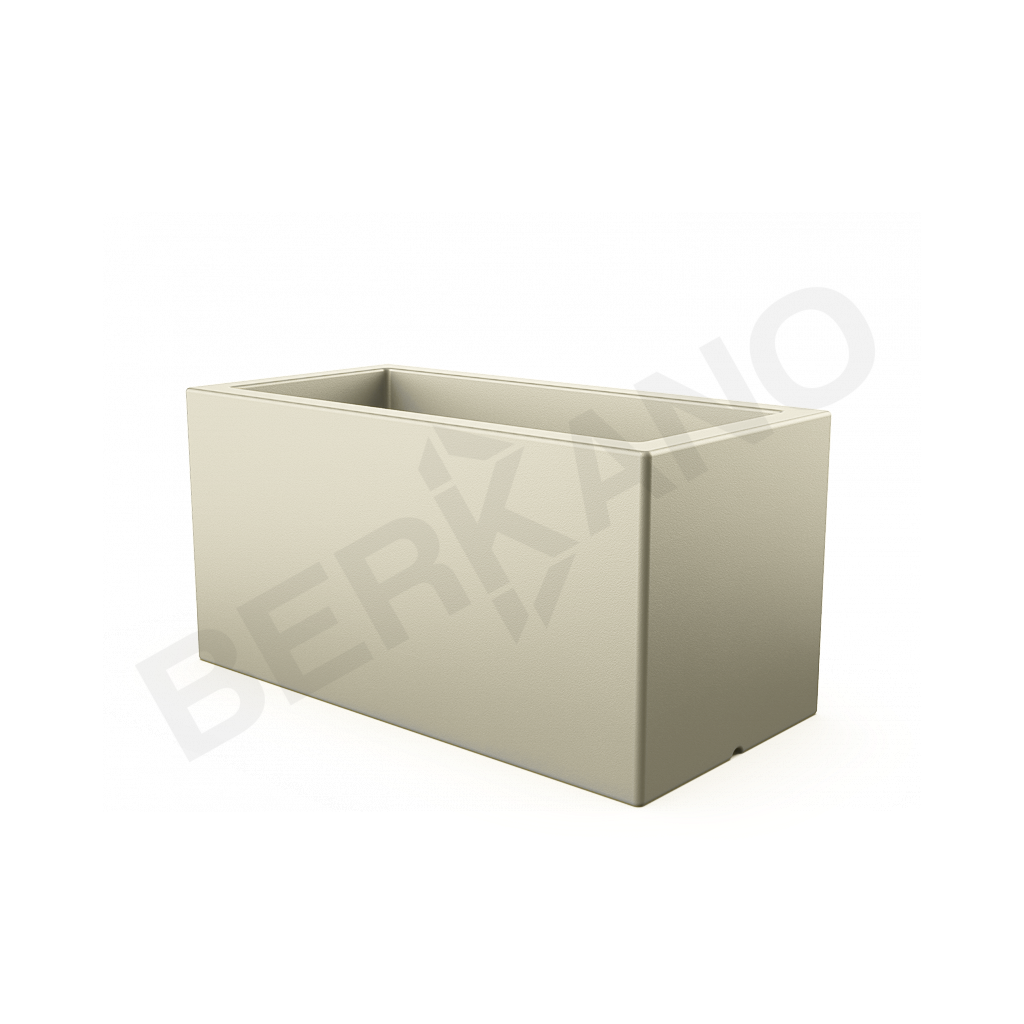 Кашпо Cubric 80*40 DB бежевого цвета - фото 1