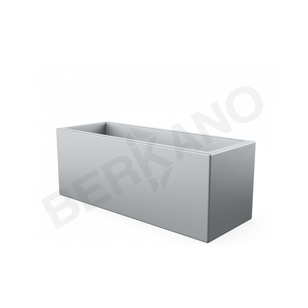 Кашпо Cubric 30*80 DB серого цвета - фото 1