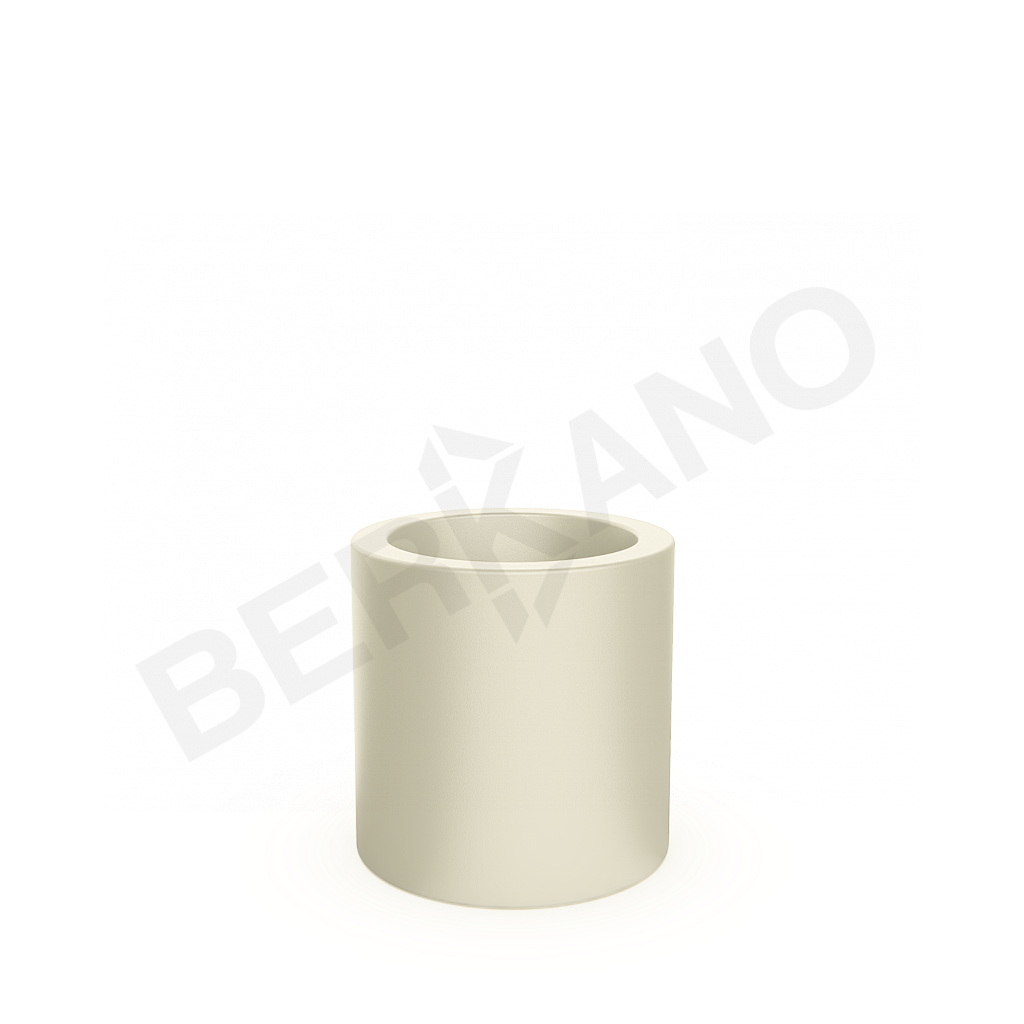 Кашпо Cilindro 50 бежевого цвета - фото 1