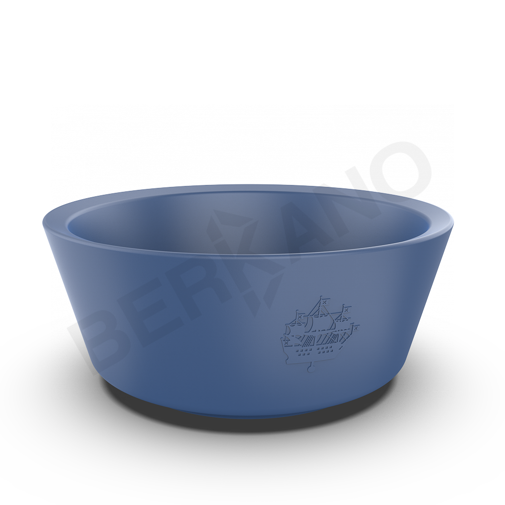 Кашпо Pion 55 синего цвета - фото 1