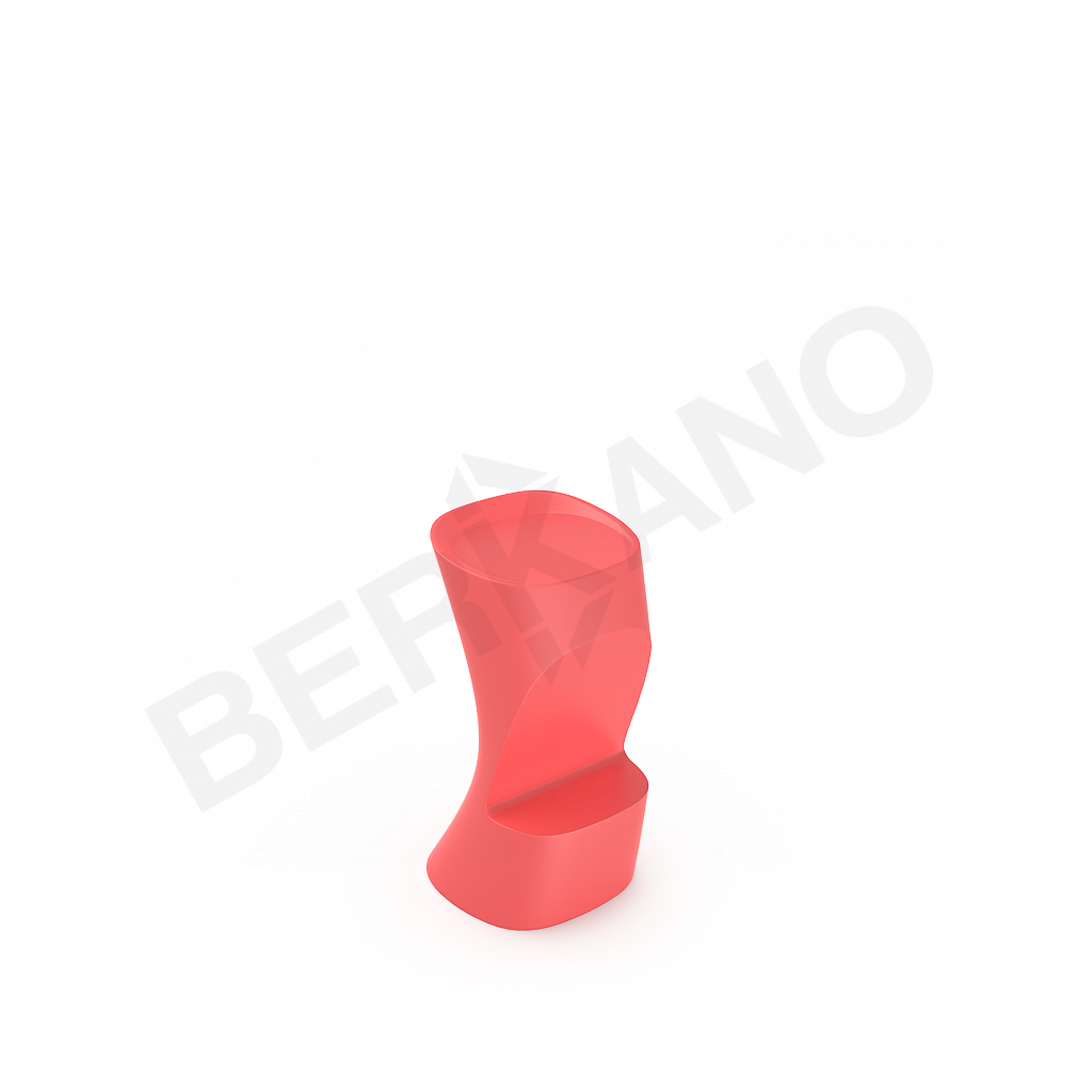 Стул барный Grace Bar красного цвета - фото 1