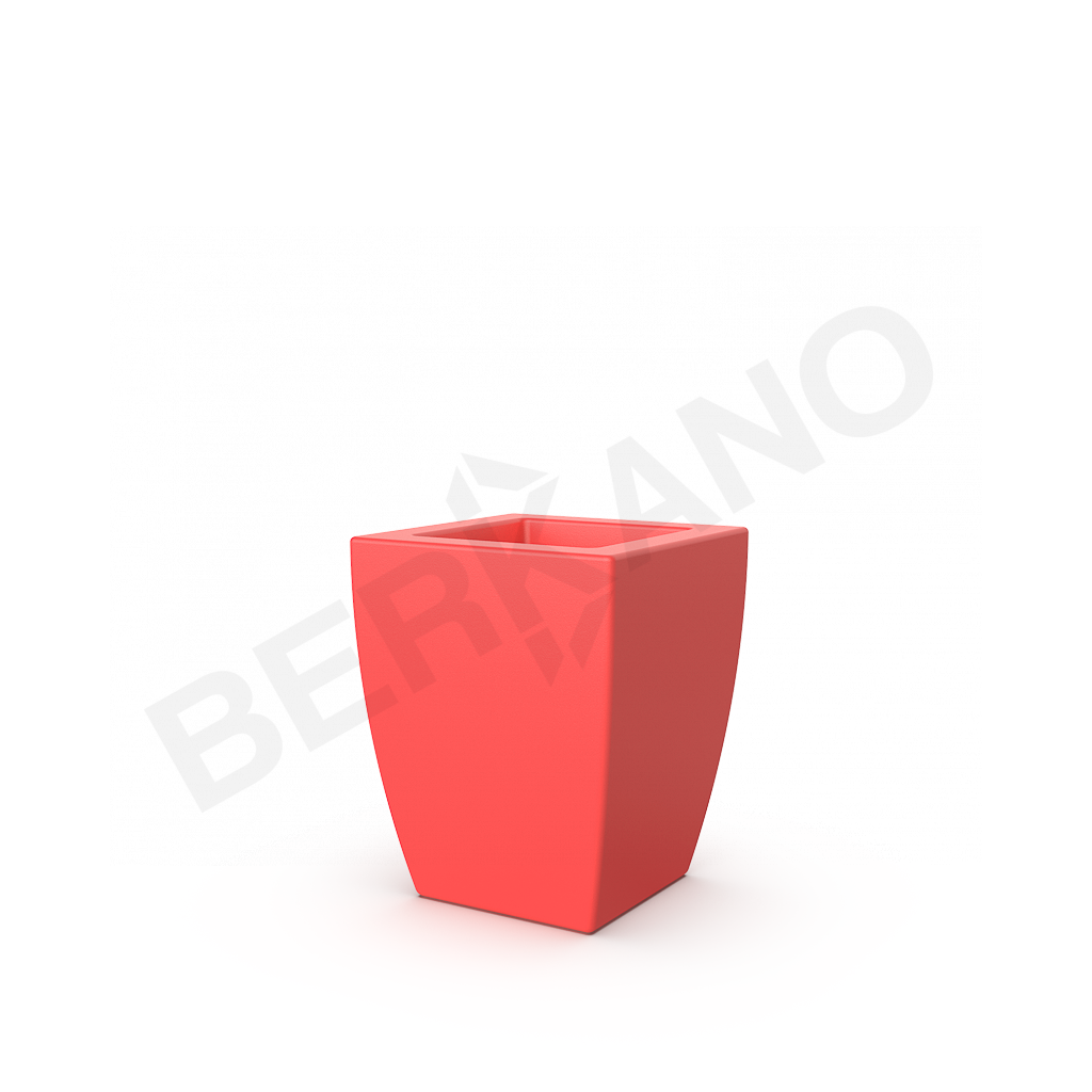 Кашпо Tenero 40 DB красного цвета - фото 1