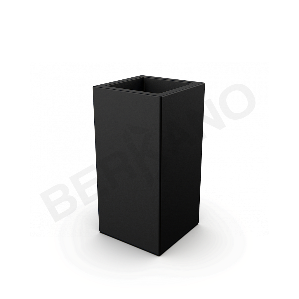 Кашпо Cubric 40*80 DB черного цвета - фото 1