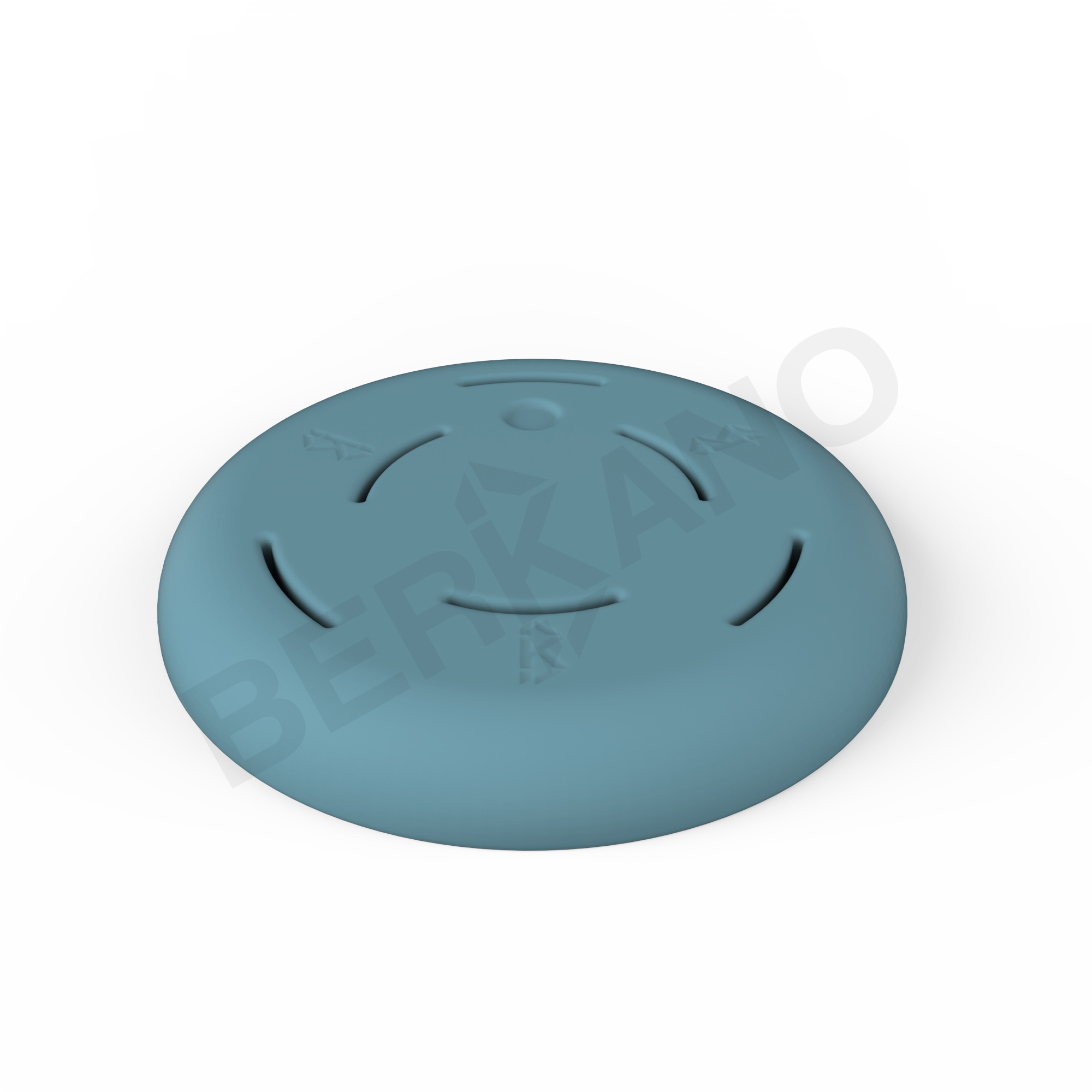 Утяжелитель большой пластиковый бирюзового цвета - фото 1