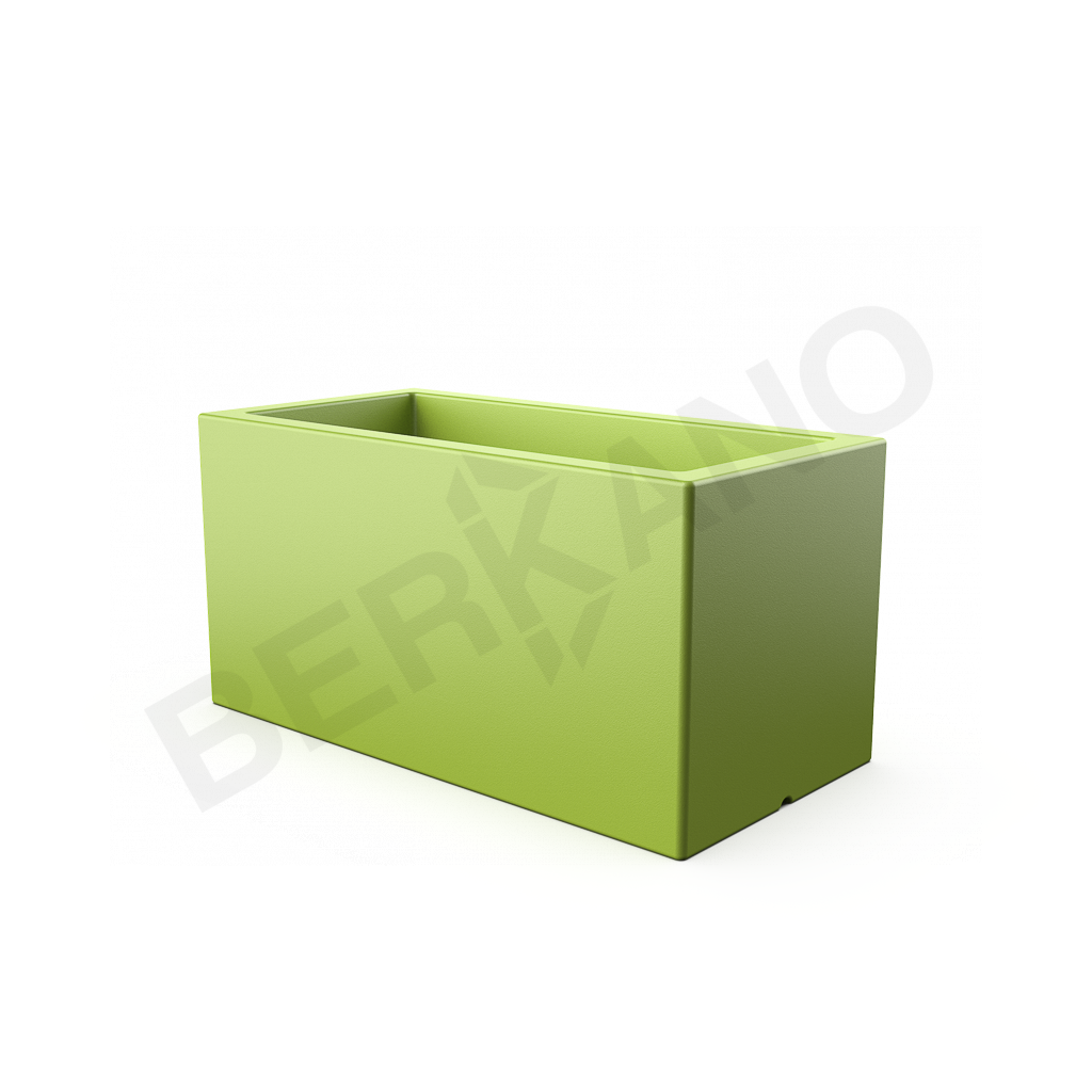 Кашпо Cubric 80*40 зеленого цвета - фото 1