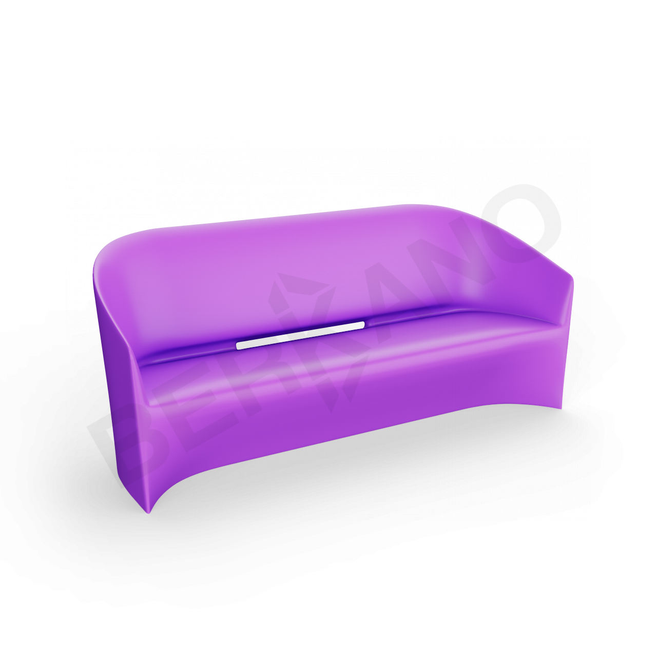 Диван Oasis сиреневого цвета - фото 1