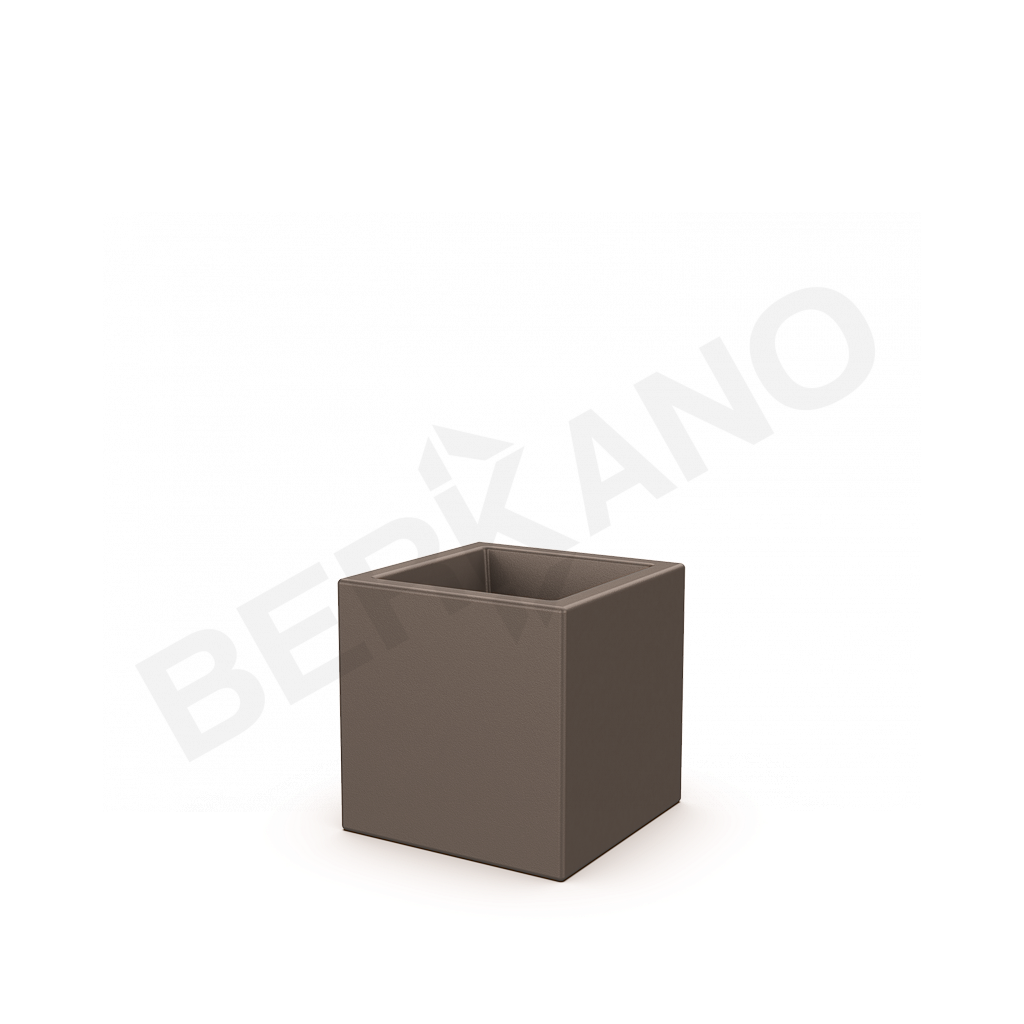 Кашпо Quarter 30 DB кофейного цвета - фото 1