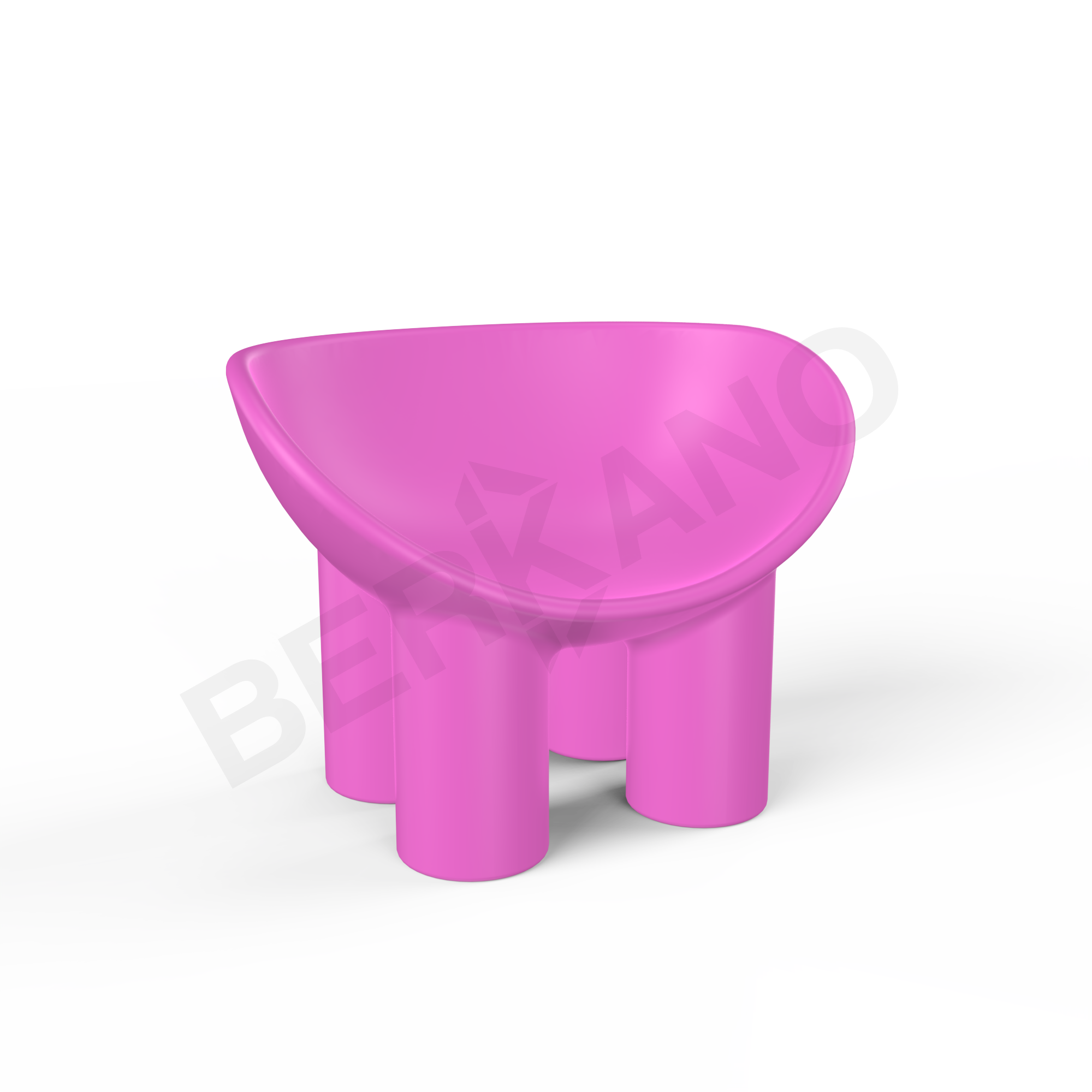 Кресло SLON Kids фиолетового цвета - фото 1