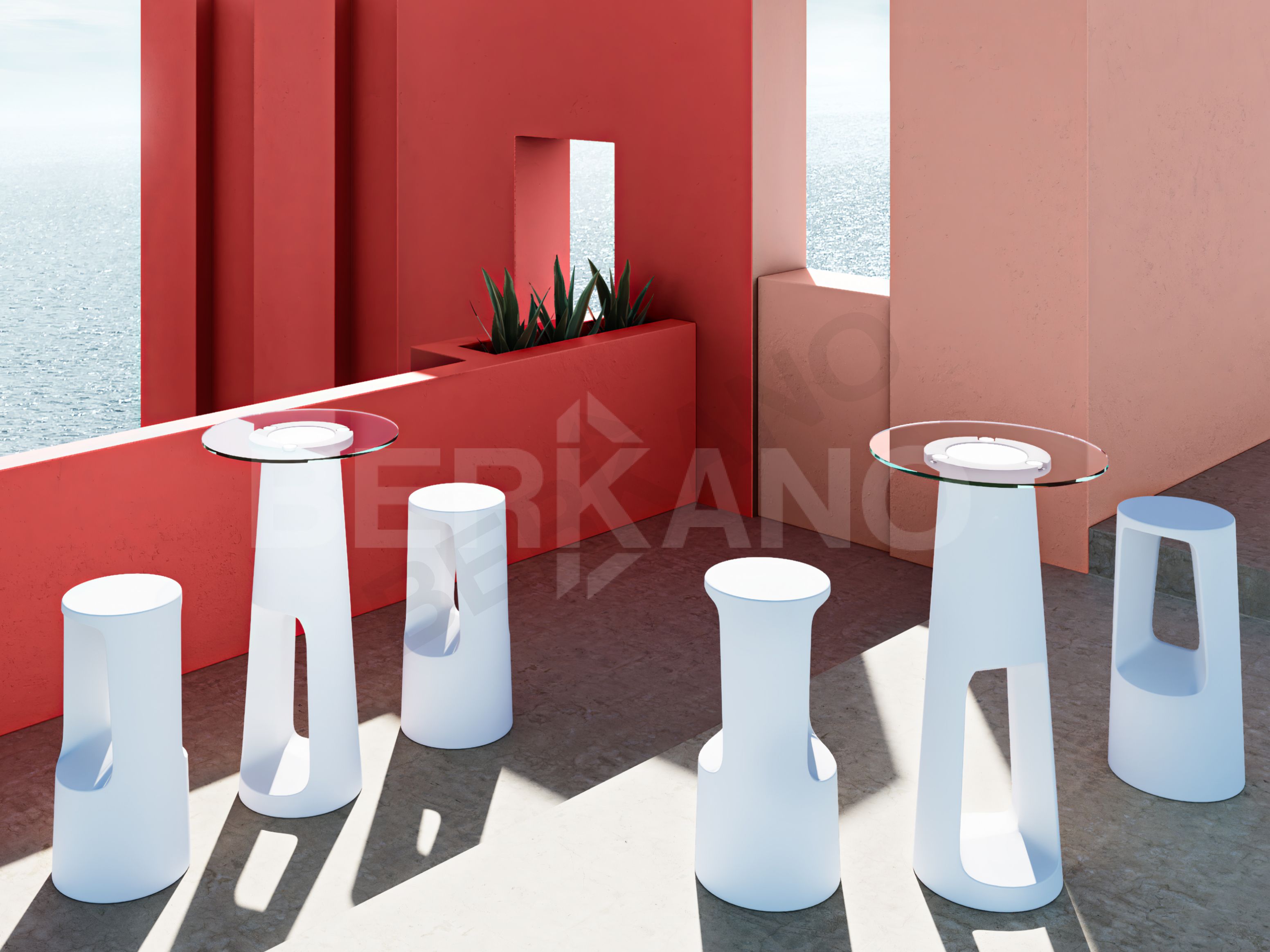 Стул Cosmopolitan оранжевого цвета - фото 3