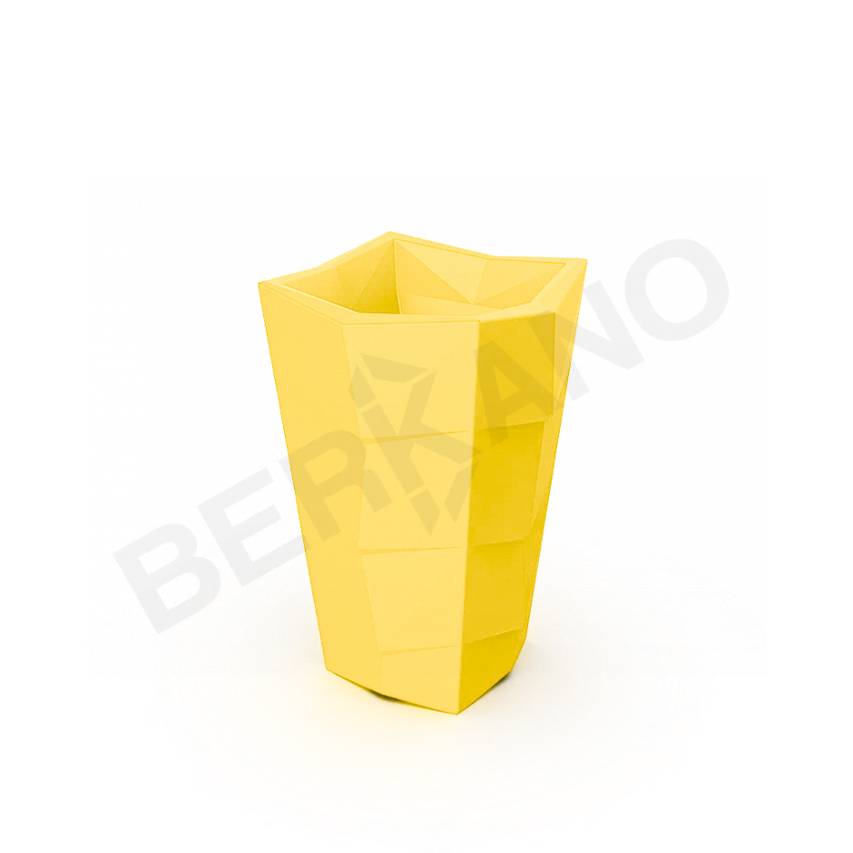 Кашпо Agava 85 желтого цвета - фото 1