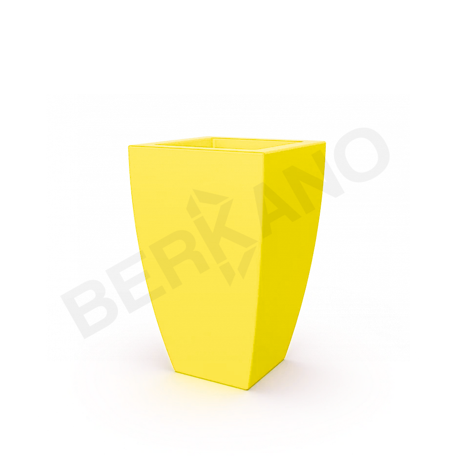 Кашпо Tenero 65 желтого цвета - фото 1